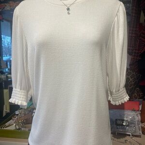 Chic White Women's Blouse